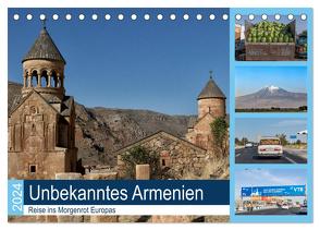Unbekanntes Armenien (Tischkalender 2024 DIN A5 quer), CALVENDO Monatskalender von Will,  Hans