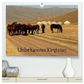 Unbekanntes Kirgistan (hochwertiger Premium Wandkalender 2024 DIN A2 quer), Kunstdruck in Hochglanz von Becker,  Bernd