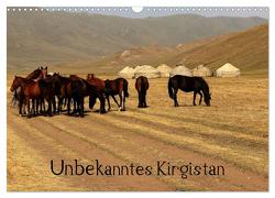 Unbekanntes Kirgistan (Wandkalender 2024 DIN A3 quer), CALVENDO Monatskalender von Becker,  Bernd