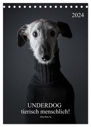 UNDERDOG – Windhundportraits (Tischkalender 2024 DIN A5 hoch), CALVENDO Monatskalender von Noel,  Tanja