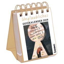 Unglaubliches 2019 – Quizkalender von Kokschal,  Annegret