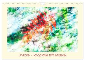 Unikate – Fotografie trifft Malerei (Wandkalender 2024 DIN A4 quer), CALVENDO Monatskalender von Trenka,  Antje