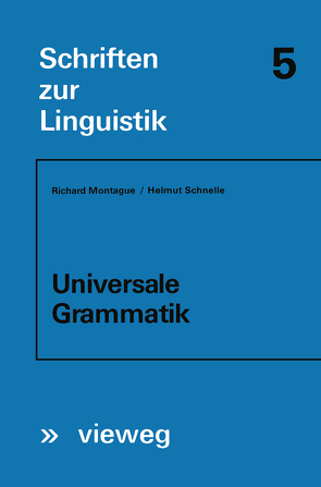 Universale Grammatik von Montague,  Richard