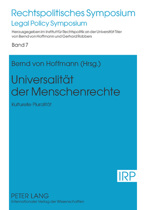 Universalität der Menschenrechte von von Hoffmann,  Bernd