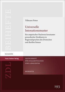 Universelle Intonationsmuster von Pistor,  Tillmann