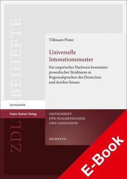Universelle Intonationsmuster von Pistor,  Tillmann