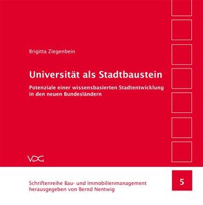 Universität als Stadtbaustein von Nentwig,  Bernd,  Nentwig, , Ziegenbein,  Brigitta