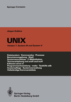 UNIX von Gulbins,  Jürgen