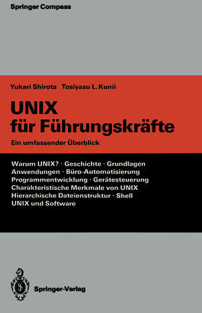 UNIX für Führungskräfte von Kunii,  Tosiyasu L., Shirota,  Yukari, Sterner,  Heinz