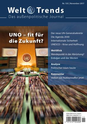 UNO – fit für die Zukunft? von Grüner,  Sigrid, Hasche,  Thorsten, Heitmann,  Horst, Hoffmann-Axthelm,  Leo, Hüfner,  Klaus, Kmentt,  Alexander, Martens,  Jens, Neu,  Alexander, Obenland,  Wolfgang, Schmitt,  Eva Mareike, Thielicke,  Hubert, Timm,  Angelika