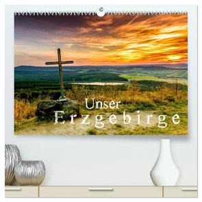 Unser Erzgebirge (hochwertiger Premium Wandkalender 2024 DIN A2 quer), Kunstdruck in Hochglanz von Wagner / Bilder-Werk.net,  Sven