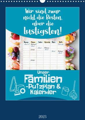 Unser Familien-Putzplan & Kalender 2023 (Wandkalender 2023 DIN A3 hoch) von MD-Publishing