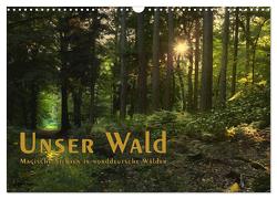 Unser Wald – Magische Sichten in norddeutsche Wälder / Geburtstagskalender (Wandkalender 2024 DIN A3 quer), CALVENDO Monatskalender von Langenkamp,  Heike
