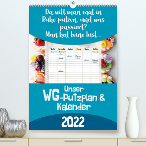 Unser WG-Putzplan & Kalender 2022 (Premium, hochwertiger DIN A2 Wandkalender 2022, Kunstdruck in Hochglanz) von MD-Publishing