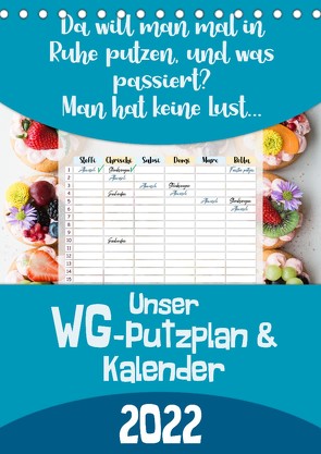 Unser WG-Putzplan & Kalender 2022 (Tischkalender 2022 DIN A5 hoch) von MD-Publishing