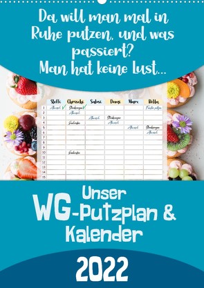 Unser WG-Putzplan & Kalender 2022 (Wandkalender 2022 DIN A2 hoch) von MD-Publishing
