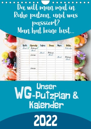 Unser WG-Putzplan & Kalender 2022 (Wandkalender 2022 DIN A4 hoch) von MD-Publishing