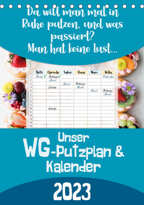 Unser WG-Putzplan & Kalender 2023 (Tischkalender 2023 DIN A5 hoch) von MD-Publishing