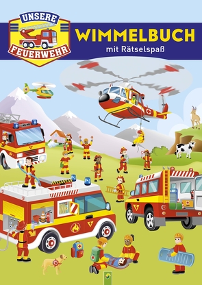 Unsere Feuerwehr – Wimmelbuch mit Rätselspaß von Gianno,  Tommaso