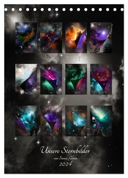 Unsere Sternbilder (Tischkalender 2024 DIN A5 hoch), CALVENDO Monatskalender von Glimm,  Simon