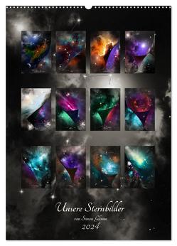 Unsere Sternbilder (Wandkalender 2024 DIN A2 hoch), CALVENDO Monatskalender von Glimm,  Simon