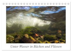 Unter Wasser in Bächen und Flüssen (Tischkalender 2024 DIN A5 quer), CALVENDO Monatskalender von Martin Sczyrba,  Dr.