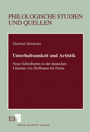 Unterhaltsamkeit und Artistik von Steinecke,  Hartmut