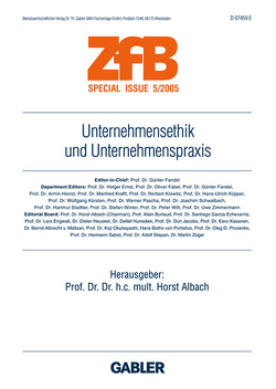 Unternehmensethik und Unternehmenspraxis von Albach,  Horst