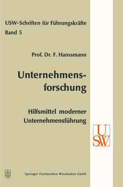 Unternehmensforschung von Hanssmann,  Friedrich