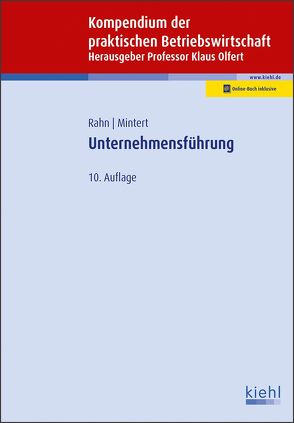 Unternehmensführung von Mintert,  Svenja, Olfert,  Klaus, Rahn,  Horst-Joachim