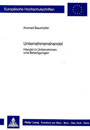 Unternehmenshandel von Baumüller,  Konrad