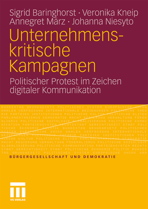 Unternehmenskritische Kampagnen von Baringhorst,  Sigrid, Kneip,  Veronika, März,  Annegret, Niesyto,  Johanna