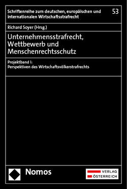 Unternehmensstrafrecht, Wettbewerb und Menschenrechtsschutz von Soyer,  Richard