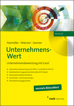 UnternehmensWert von Peemöller,  Volker H., Petersen,  Karl, Zimny,  Gregor, Zwirner,  Christian