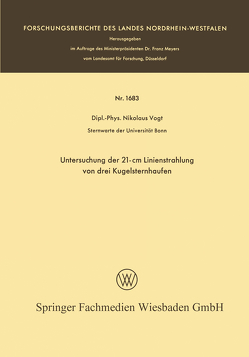 Untersuchung der 21-cm Linienstrahlung von drei Kugelsternhaufen von Vogt,  Nikolaus