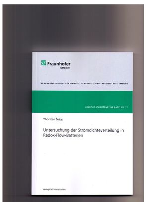 Untersuchung der Stromdichteverteilung in Redox-Flow-Batterien von Seipp,  Thorsten