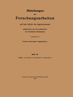 Untersuchung des Arbeitsprozesses im Fahrzeugmotor von Neumann,  Kurt