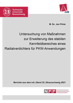 Untersuchung von Maßnahmen zur Erweiterung des stabilen Kennfeldbereiches eines Radialverdichters für PKW-Anwendungen von Flinte,  Jan