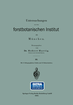 Untersuchungen aus dem forstbotanischen Institut zu München von Hartig,  Robert