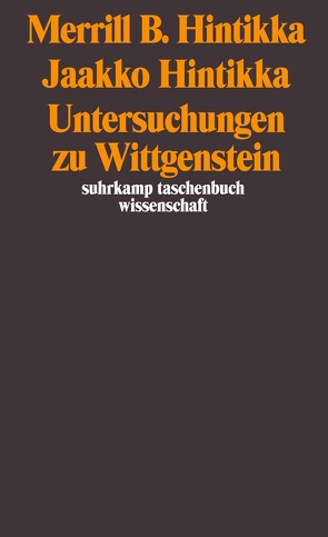 Untersuchungen zu Wittgenstein von Hintikka,  Jaakko, Hintikka,  Merrill B., Schulte,  Joachim