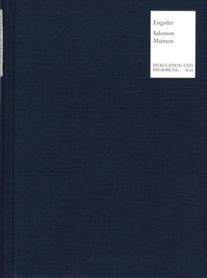 Untersuchungen zum Idealismus Salomon Maimons von Engstler,  Achim