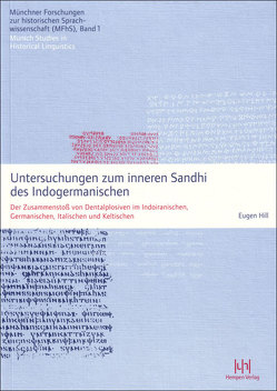 Untersuchungen zum inneren Sandhi des Indogermanischen von Hill,  Eugen