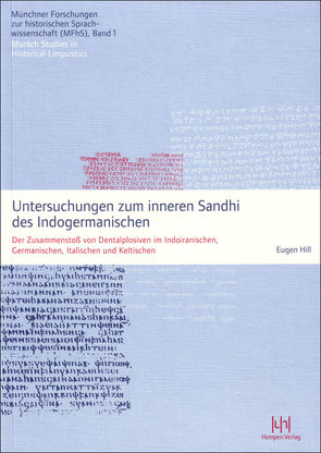 Untersuchungen zum inneren Sandhi des Indogermanischen von Hill,  Eugen