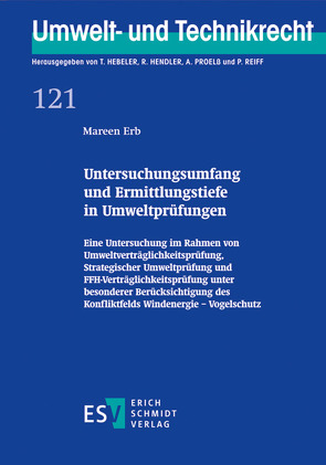 Untersuchungsumfang und Ermittlungstiefe in Umweltprüfungen von Erb,  Mareen