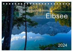 Unterwegs am Eibsee (Tischkalender 2024 DIN A5 quer), CALVENDO Monatskalender von Maier,  Norbert