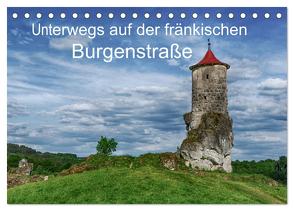 Unterwegs auf der fränkischen Burgenstraße (Tischkalender 2024 DIN A5 quer), CALVENDO Monatskalender von Wenske,  Steffen