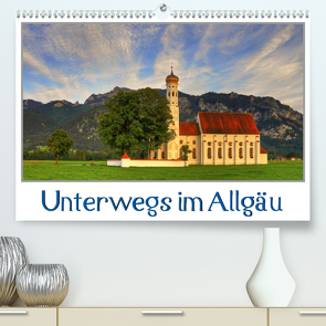 Unterwegs im Allgäu (Premium, hochwertiger DIN A2 Wandkalender 2021, Kunstdruck in Hochglanz) von Wenk,  Marcel
