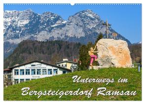 Unterwegs im Bergsteigerdorf Ramsau (Wandkalender 2024 DIN A2 quer), CALVENDO Monatskalender von Wilczek,  Dieter