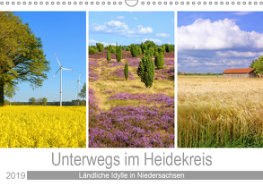 Unterwegs im Heidekreis (Wandkalender 2019 DIN A3 quer) von Scheffbuch,  Gisela