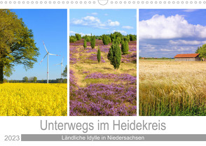 Unterwegs im Heidekreis (Wandkalender 2023 DIN A3 quer) von Scheffbuch,  Gisela